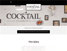 Tablet Screenshot of cocktailcosmetics.co.uk